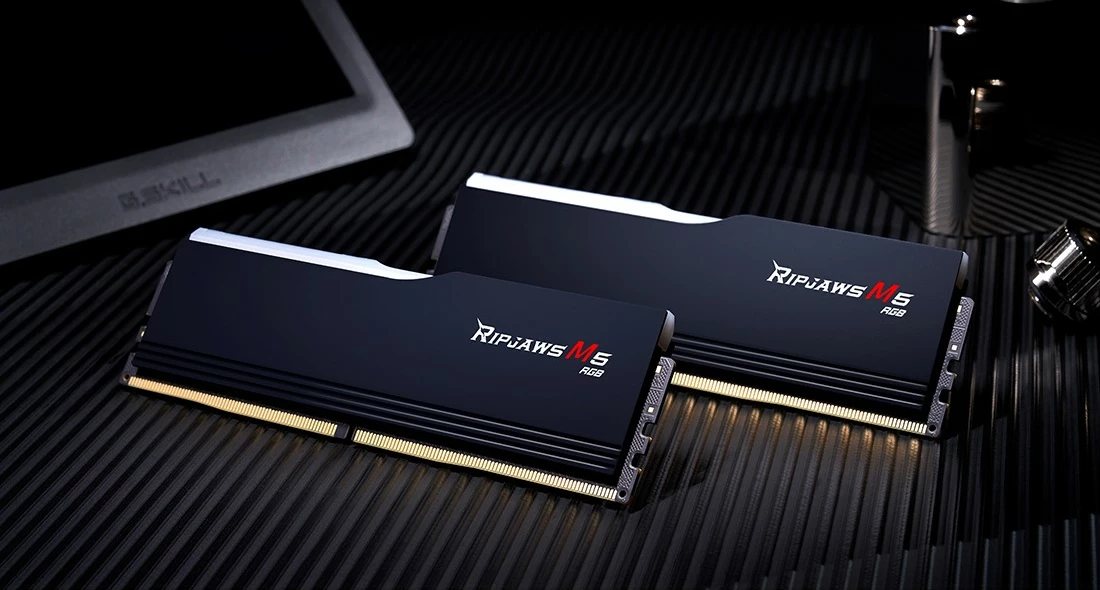 RAM Memorje G.Skill Ripjaws M5 RGB 64GB (2x32GB) DDR5 5200MHz, Multikolor