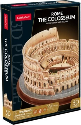 Puzzle 3D Cubic Fun Koloseumi në Romë, 163 pjesë