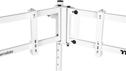Mbajtës monitorësh Thermaltake Triple Monitor Stand Pro Snow, për 3 ekrane, çelik, i bardhë