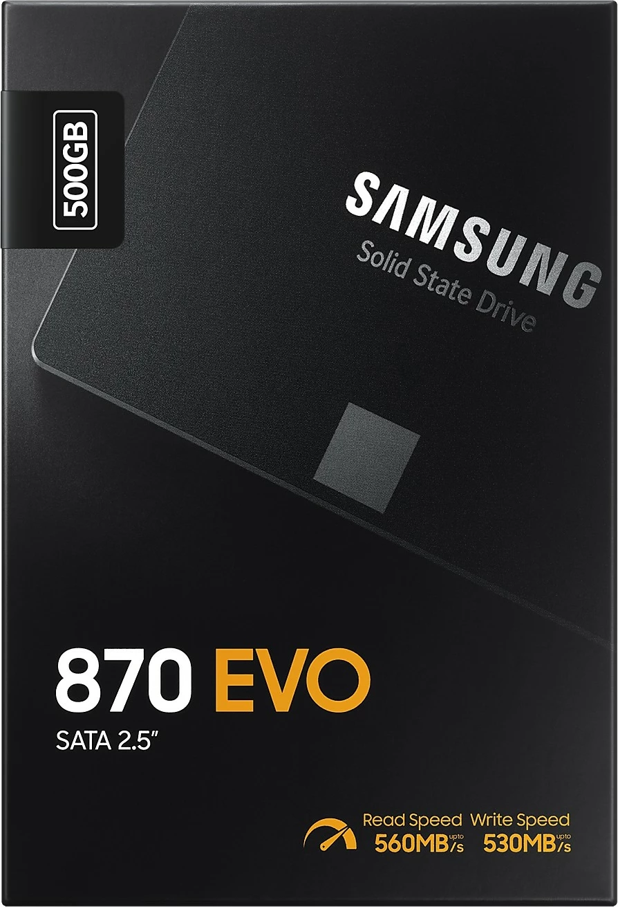 SSD Samsung 870 EVO, 500 GB, 2.5in, Serial ATA III