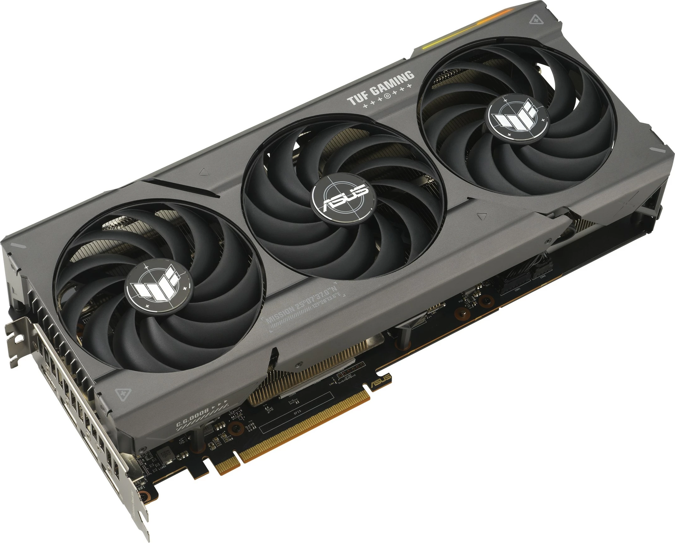 Kartelë grafike ASUS TUF Gaming TUF-RX7800XT-O16G-GAMING, Radeon RX 7800 XT, 16 GB, Gri