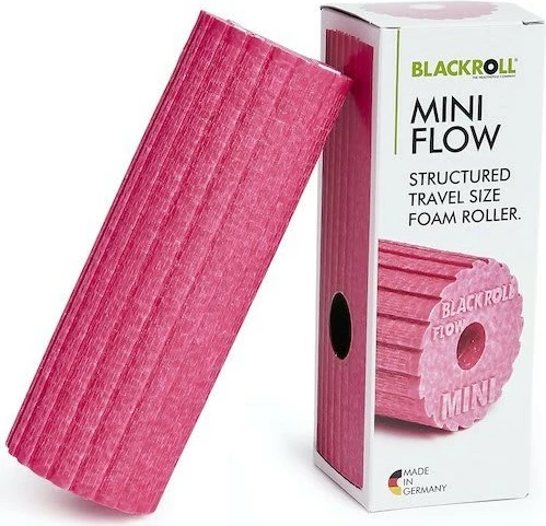 Roller masazhi BLACKROLL Mini Flow, 6 cm, rozë