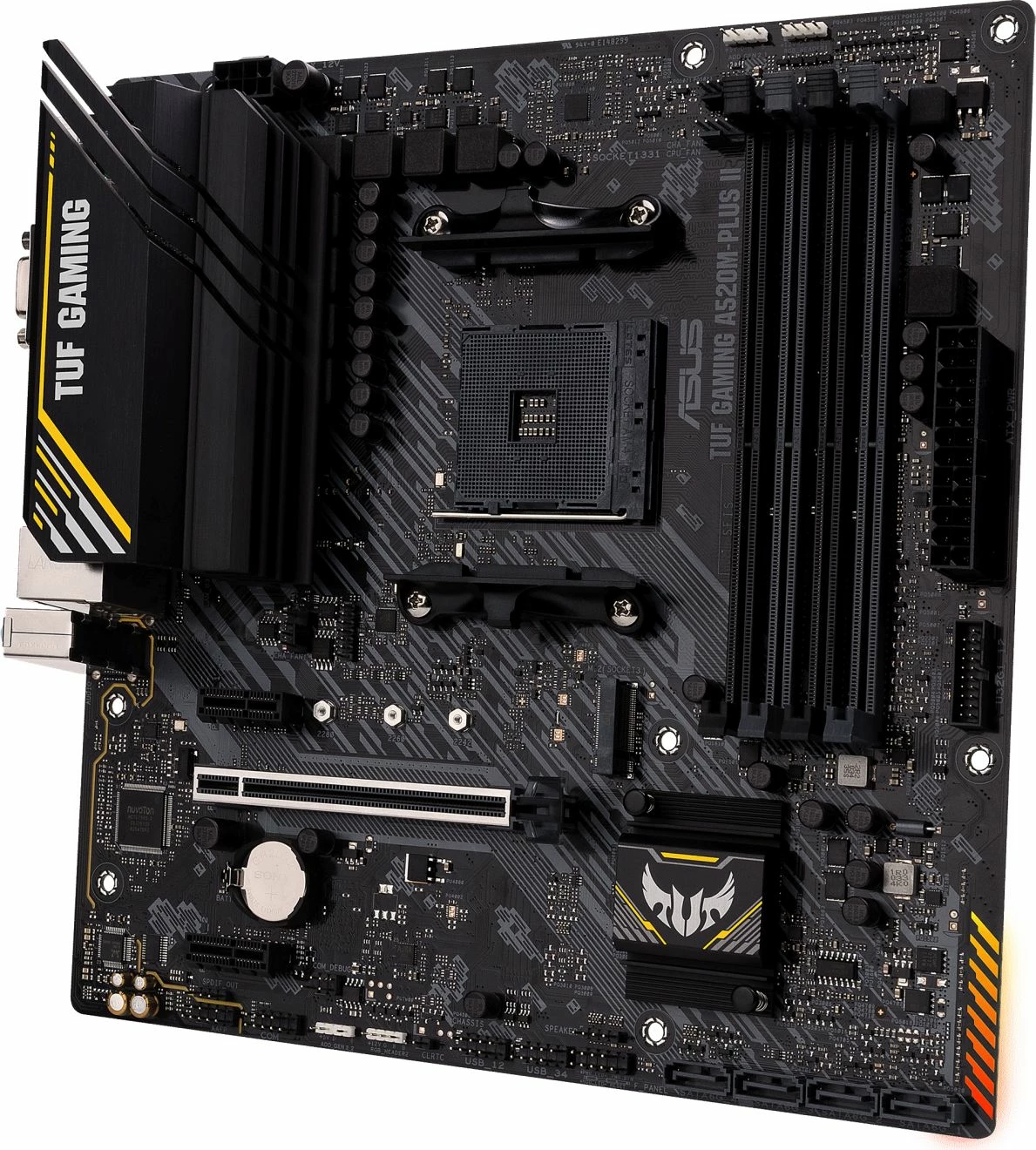 Pllakë amë Asus TUF GAMING A520M-PLUS II, mATX, 4xDDR4 deri 128GB