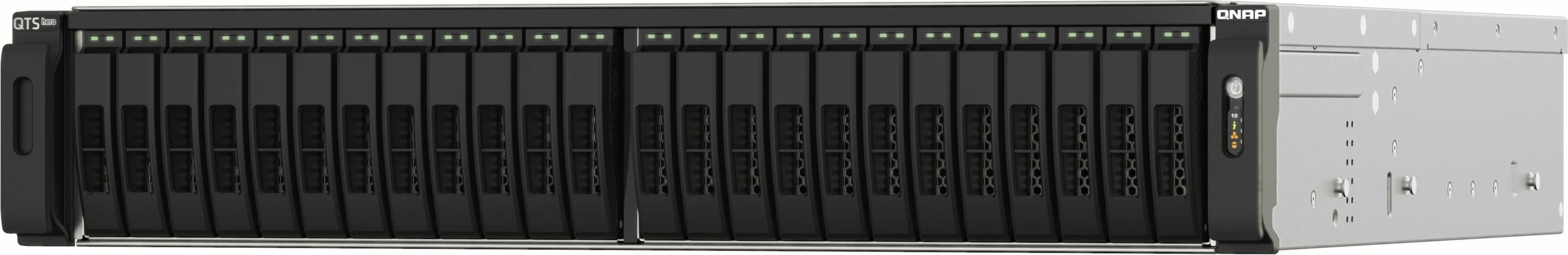 NAS QNAP TS-h2490FU-7232P-64G, 24-bay, AMD EPYC 7232P, 64GB RAM, NVMe Gen3x4, rack 2U