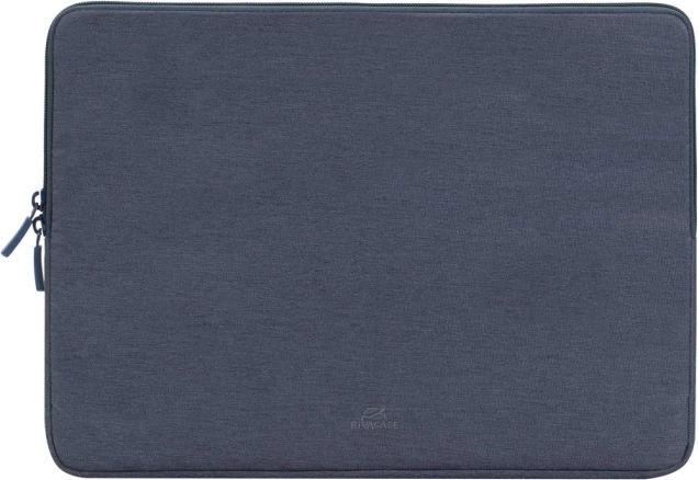 Mbështjellës për laptop RIVACASE 7703, 13.3-14\", RPET poliester, i papërshkueshëm nga uji, me zinxhir të dyfishtë, blu