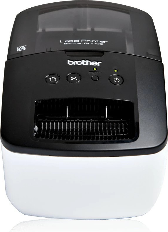 Printer etiketa Brother QL-700, direct thermal, 300x300 DPI, 150mm/sec, zi/bardhë