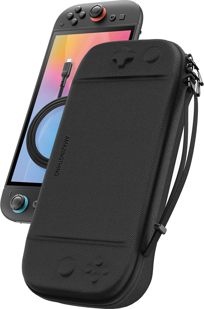 Mbështjellës AmazingThing PlayShield EDC për Nintendo Switch 2, i zi
