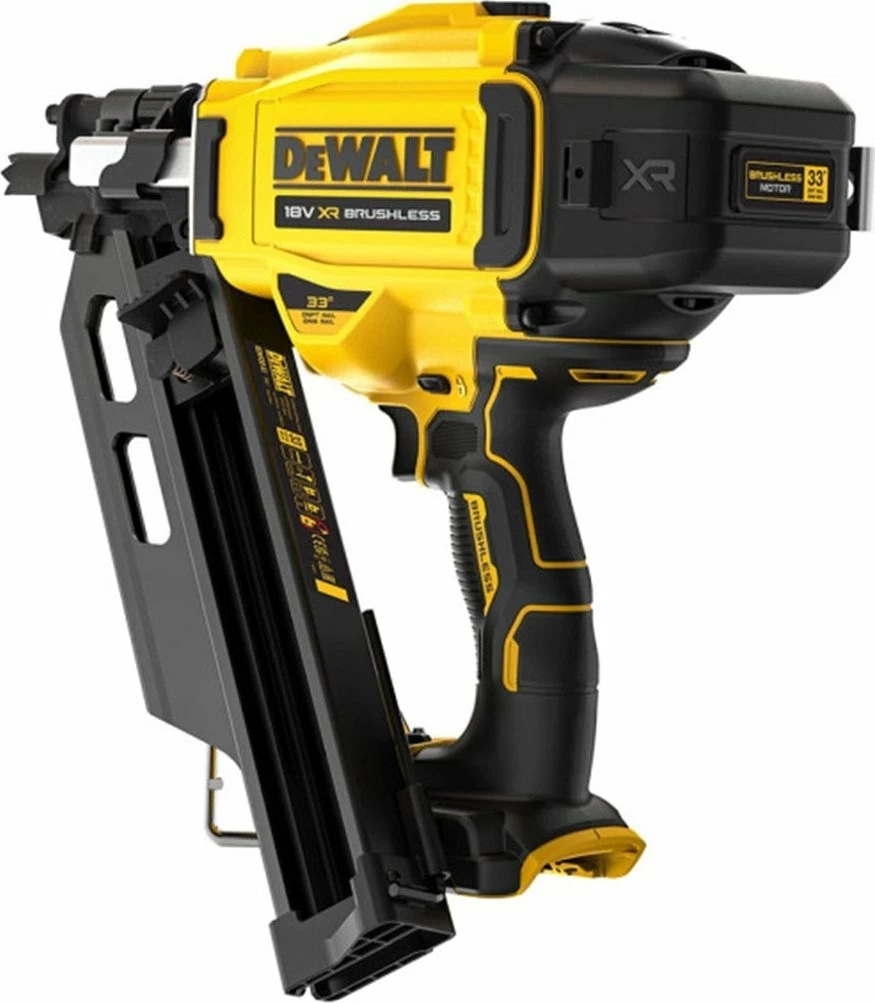 Pistoletë gozhdimi DeWalt DCN930N XR 18V pa furça, 50–90 mm, verdhë/zezë, solo (pa bateri/karikues)