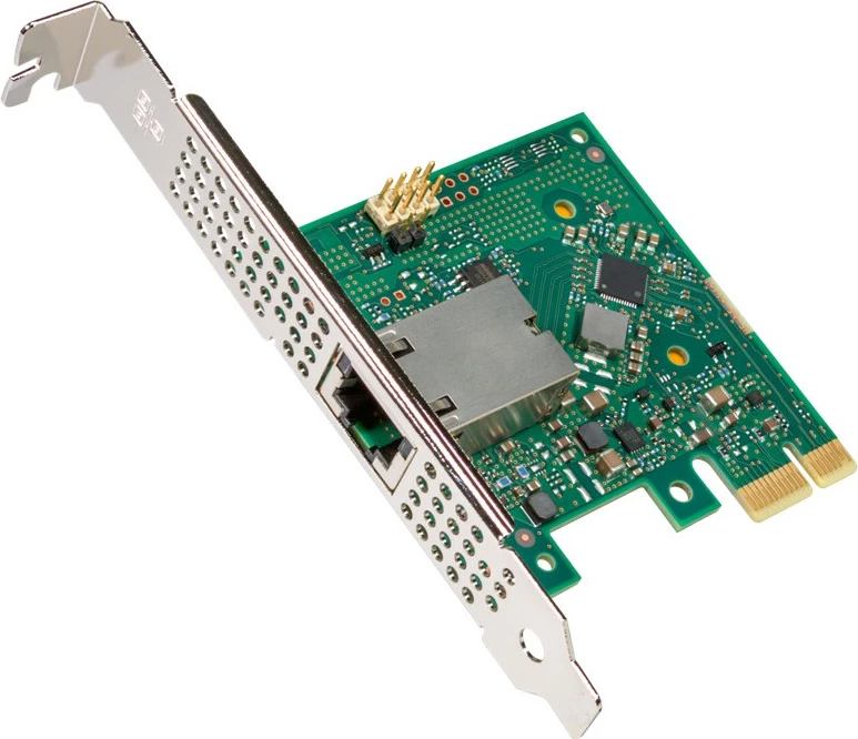 Kartelë rrjeti Intel I226-T1, PCI Express, Ethernet, 25000 Mbit/s, Gjelbër, Argjendtë