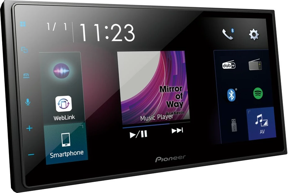 Sistem multimedial Pioneer SPH-DA250DAB, 6.8 inç, Bluetooth, Apple CarPlay, Android Auto, i zi