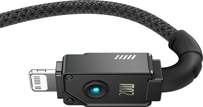 Kabllo USB Baseus Unbreakable, 2 m, 20 W, E zezë