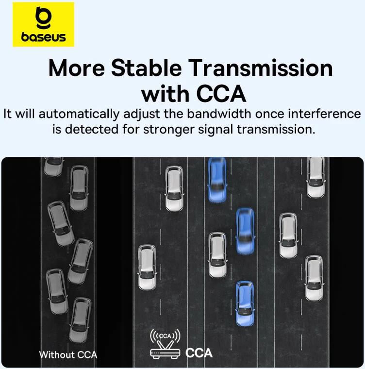 Kartë rrjeti USB Baseus BS-OH169, 300Mb/s, e zezë