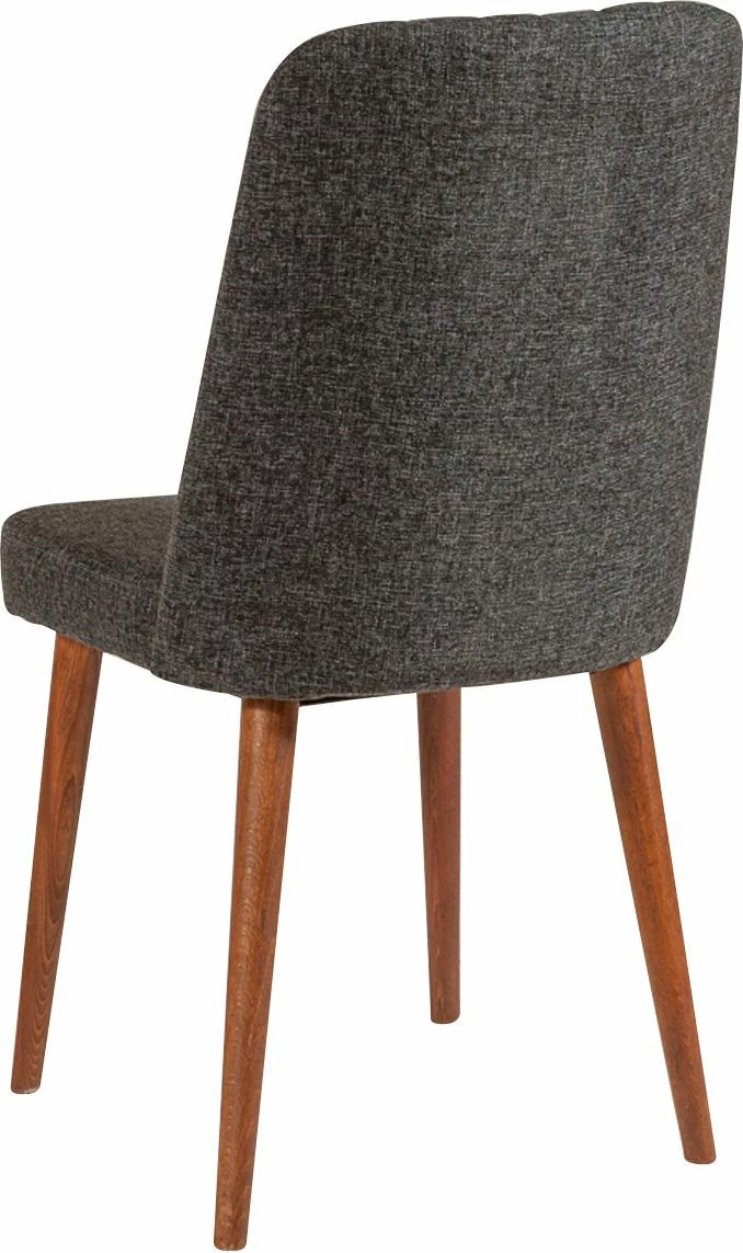 Set tavoline me karrige për ngrënie, zgjatues, 4 pjesë, Skye Decor Vina 1053, ngjyrë antracit dhe arre