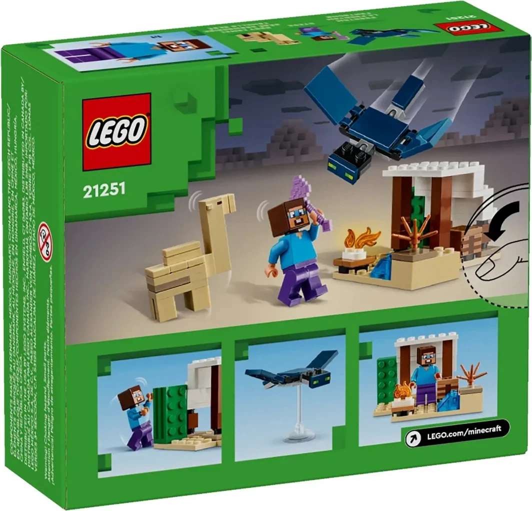 Set LEGO Minecraft 21251 Steve's Desert Expedition