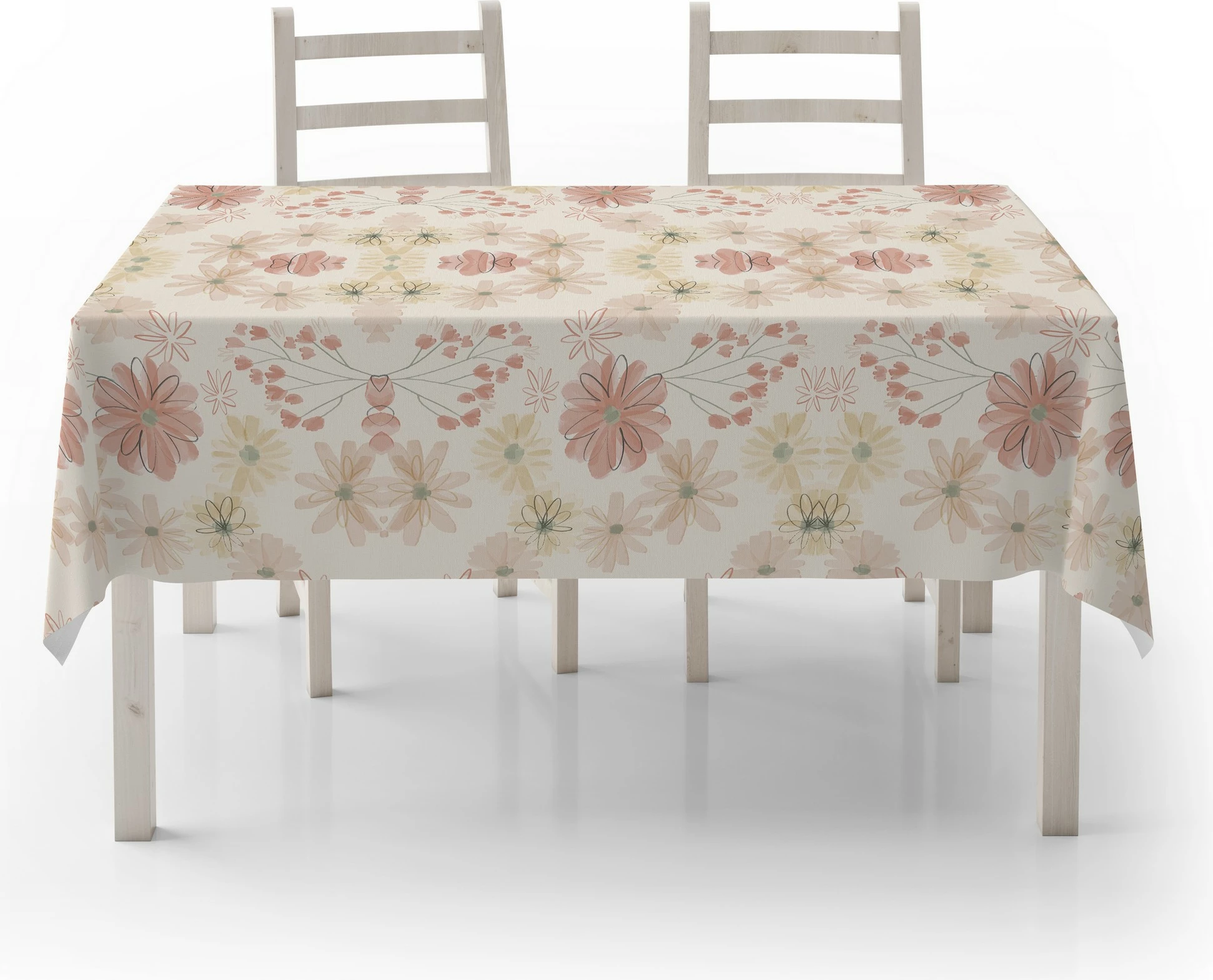 Mbulesë tavoline Hermia, shumëngjyrëshe, Asr-tblclt25-14, 140x300cm