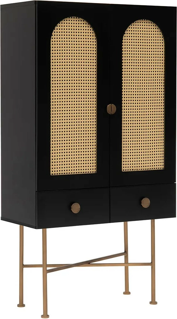 Konsol Skye Decor Cliff 150, e zezë