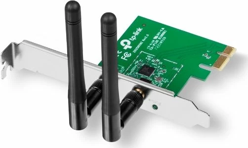 Kartelë rrjeti Wi‑Fi PCIe TP-Link TL-WN881ND 300 Mbps me 2 antena të jashtme
