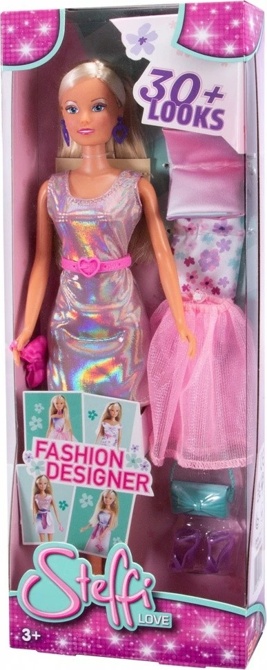 Kukull Steffi Love fashion designer, 29cm, set 13 pjesë