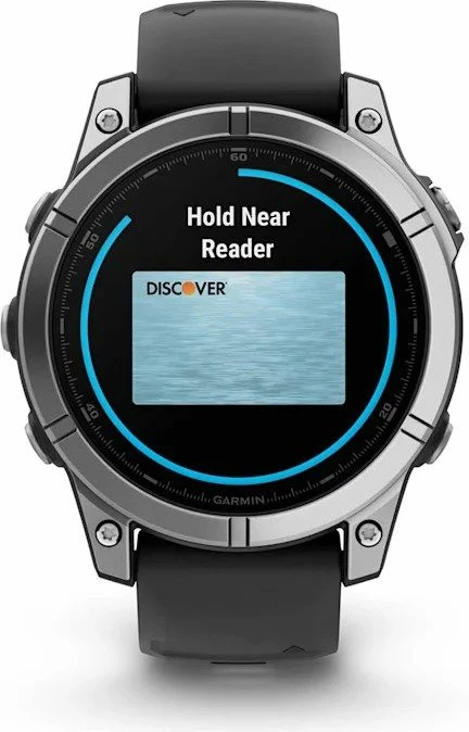 Orë sportive Garmin për meshkuj/femra, e zezë