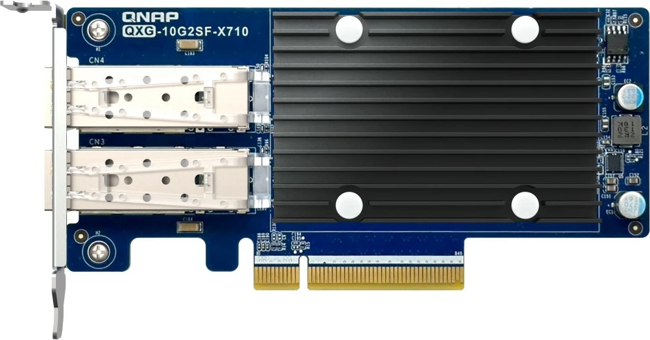 Kartë rrjeti QNAP QXG-10G2SF-X710, 2x SFP+, PCIe, 10GbE