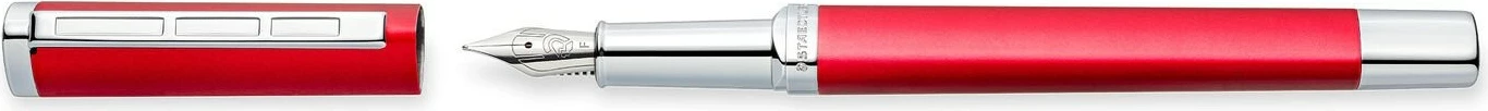 Stilolaps STAEDTLER triplus 474, metal, cartridge, majë fine, i kuq