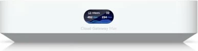 Router Ubiquiti UniFi Cloud Gateway Max UCG-Max-NS, 3GB RAM, 5 porta LAN, i bardhë