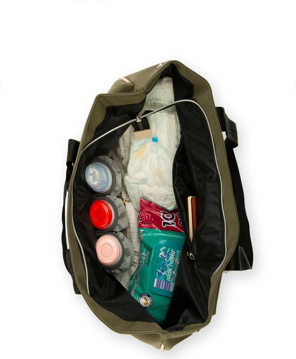 Çantë për pelena, Zoozie Bags, 4048 - 51070, ngjyrë kaki