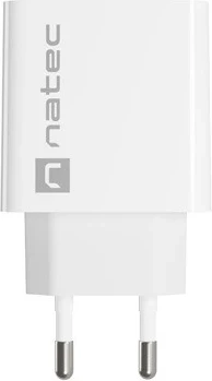 Karikuesi rrjetor NATEC RIBERA USB-C 20W PD, i bardhë