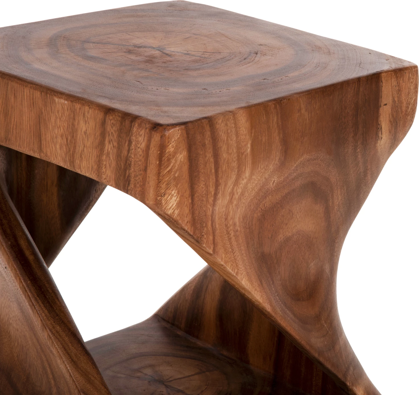 Karrige për bar GEBO FH9754, dru suar, ngjyrë arre, 35x35x46.5 cm