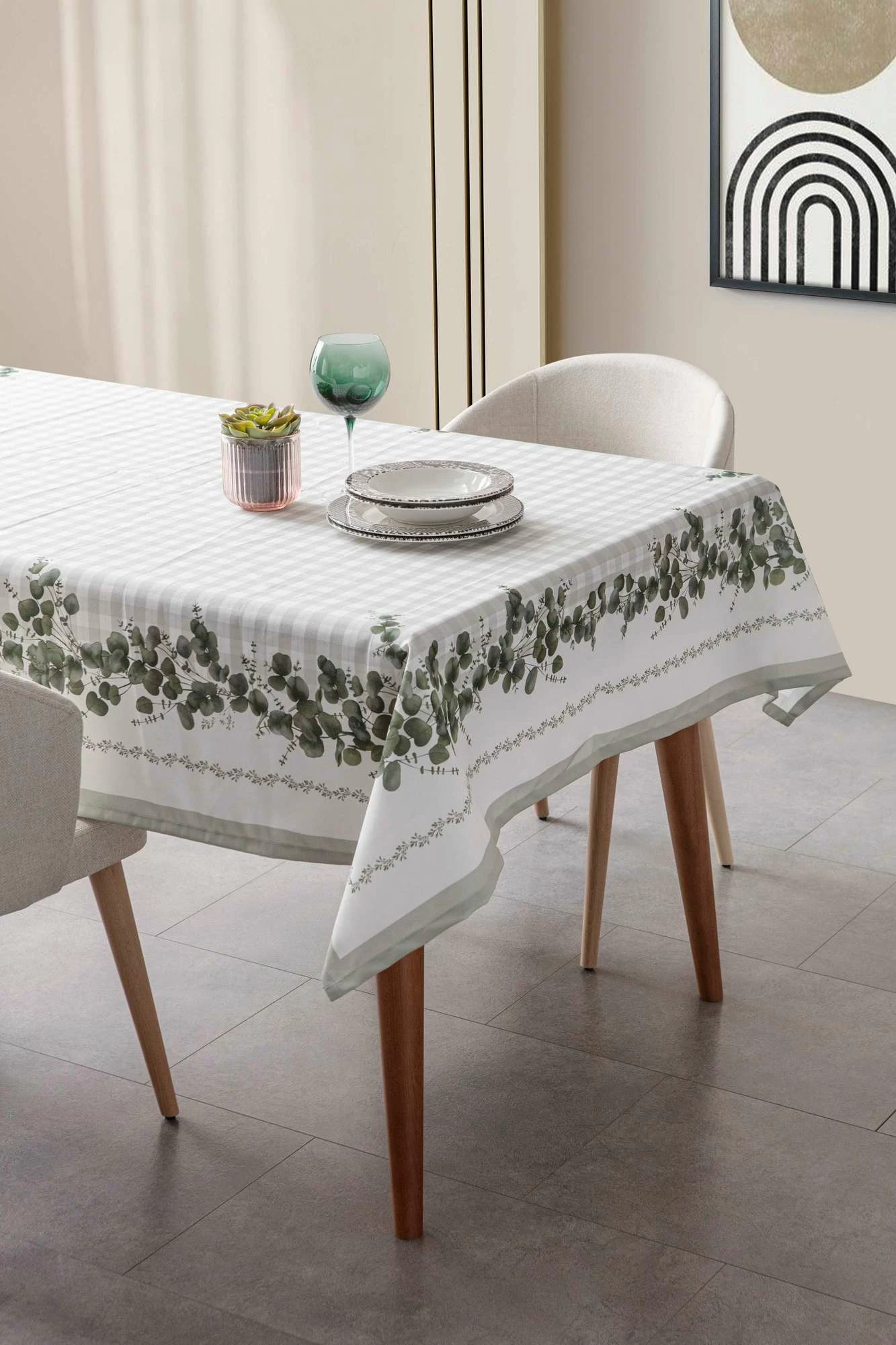 Mbulesë tavoline Hermia, eukalipt, 230