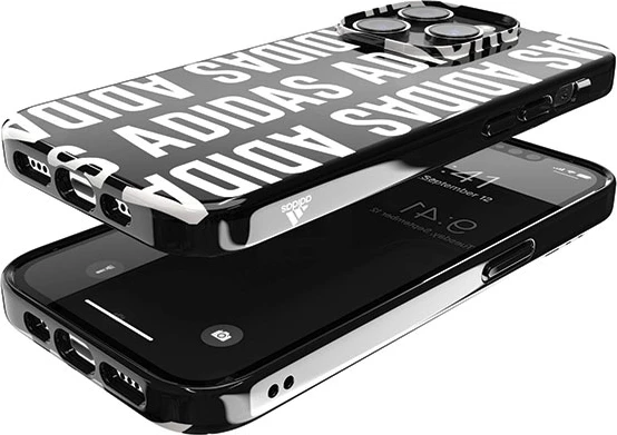 Mbështjellës Adidas OR Snap Case Logo për iPhone 14 Pro 6.1", zi