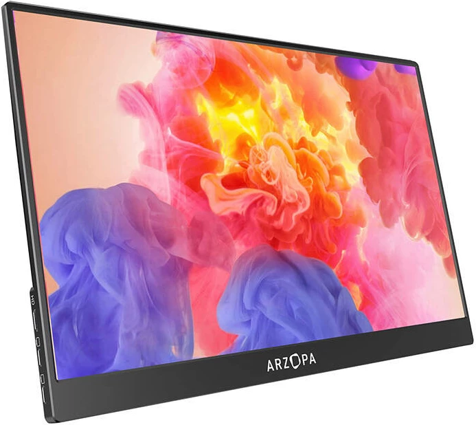 Monitor portativ Arzopa A1 M, 17.3", Full HD, IPS, alumini, i zi