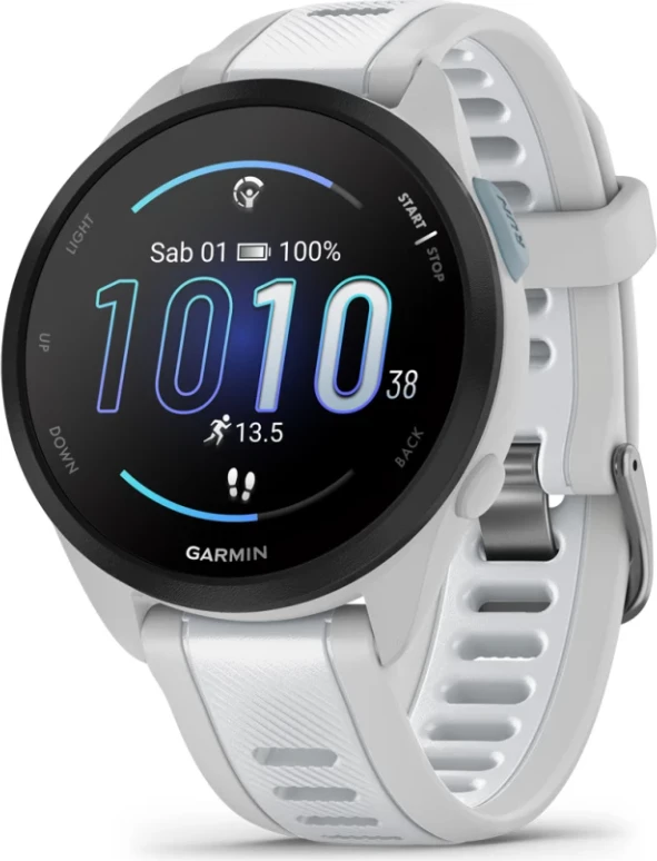 Smartwatch Garmin Forerunner® 165 Music Mist Grey/Whitestone