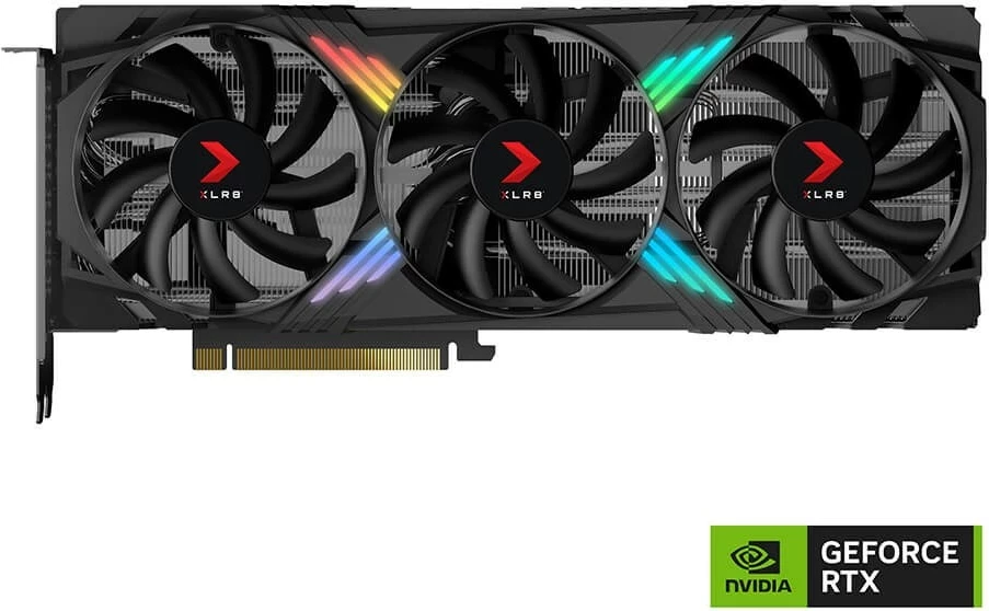 Kartelë grafike PNY GeForce RTX 4070 SUPER XLR8 Gaming VERTO EPIC-X RGB, 12 GB, e zezë