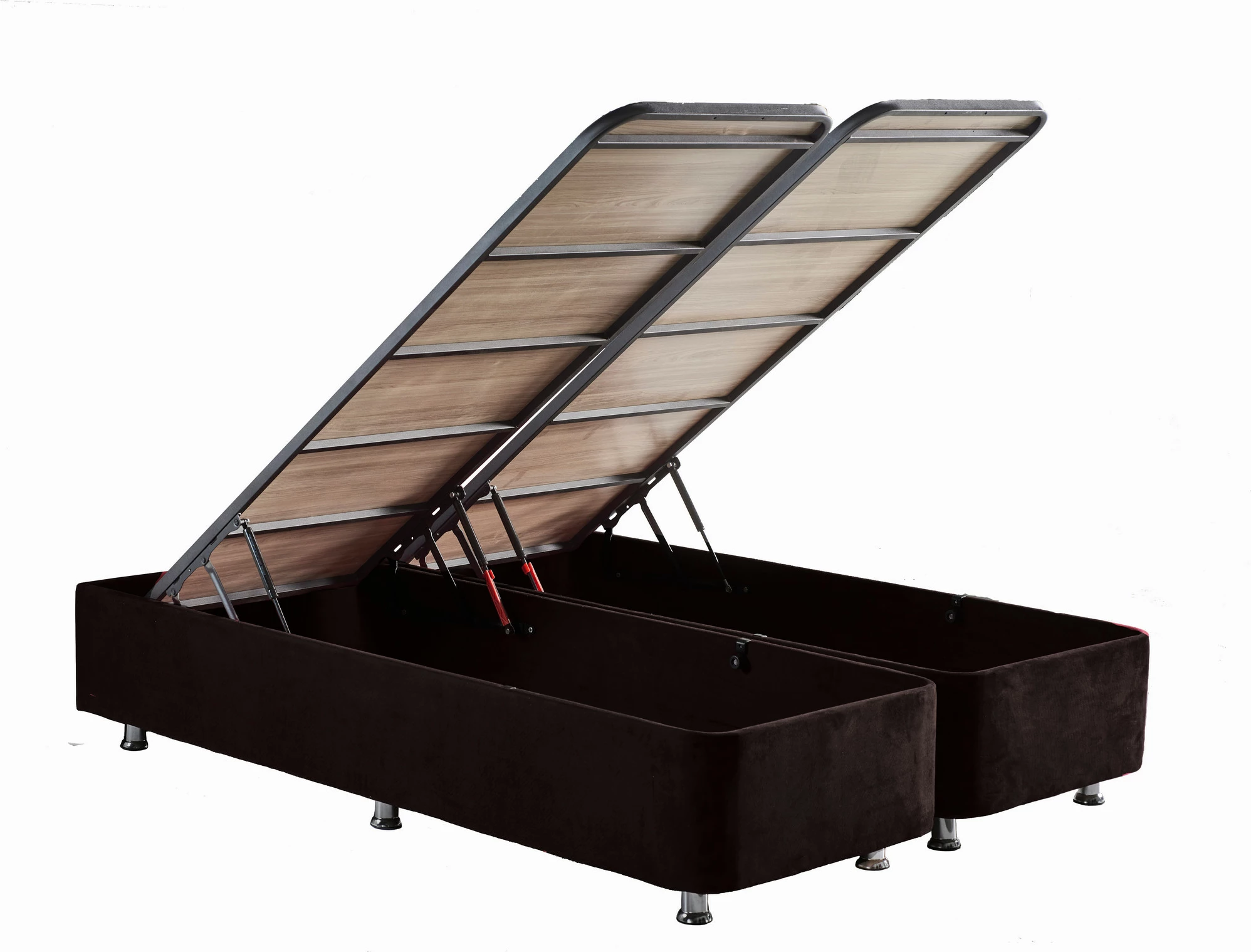 Baza dyshe për shtrat, ngjyrë e zezë, Skye Decor, Ela Double, 160x200