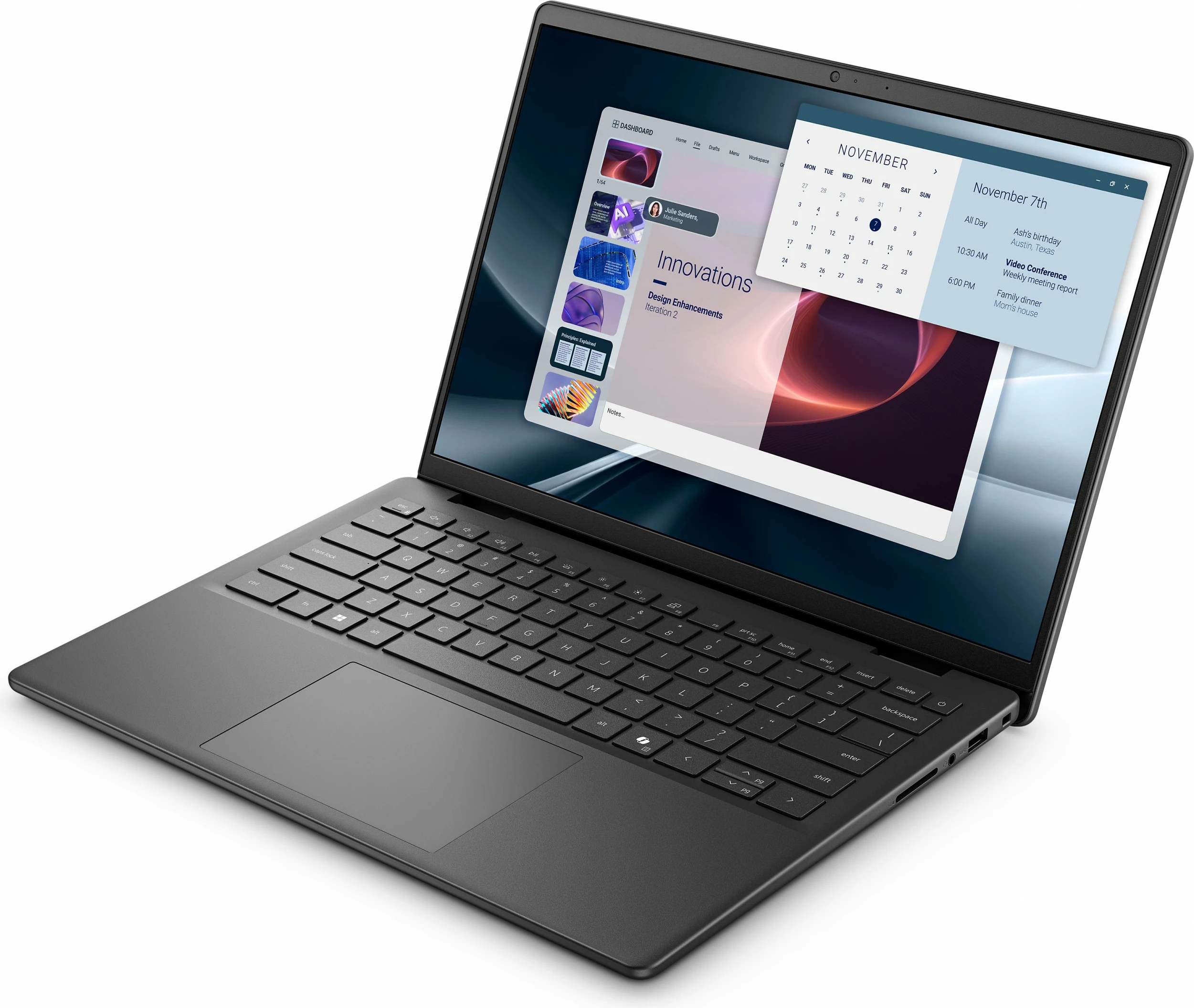 Laptop Dell Pro 14 Essential PV14255, R7-250, 16GB RAM, 512GB SSD, 14" FHD+, AMD Radeon, Windows 11 Pro, zi