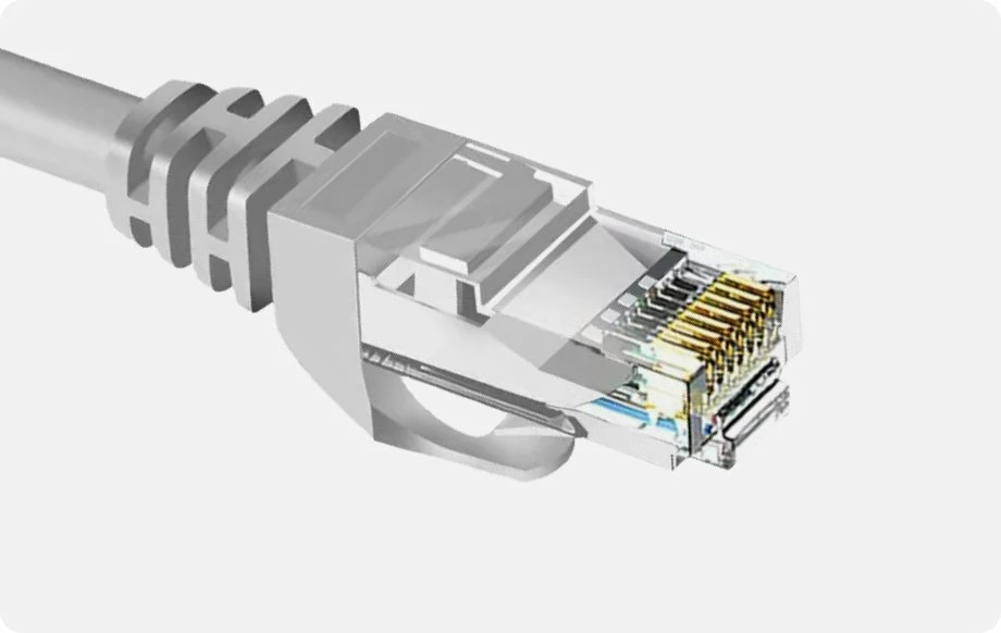 Kabllo rrjeti Ethernet ZOY ZCR05G Cat 6 UTP CCA 0.5m RJ45-RJ45, gri
