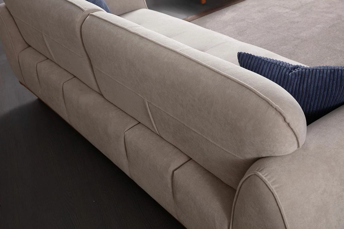 Divan treshe Atelier del Sofa, Drop, i bardhë