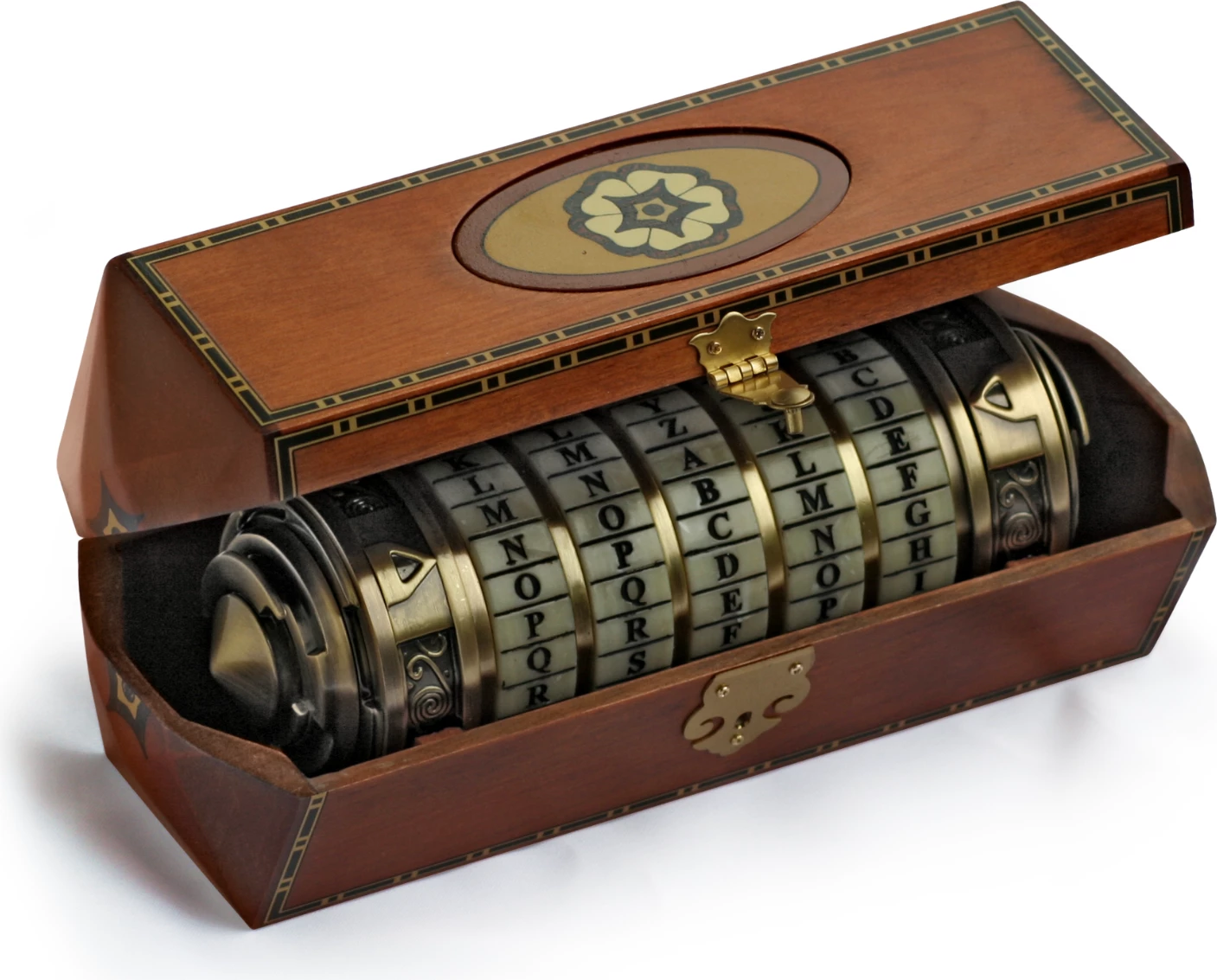 Kripteks NOBLE COLLECTION Da Vinci Code Cryptex 15 cm, me kuti druri