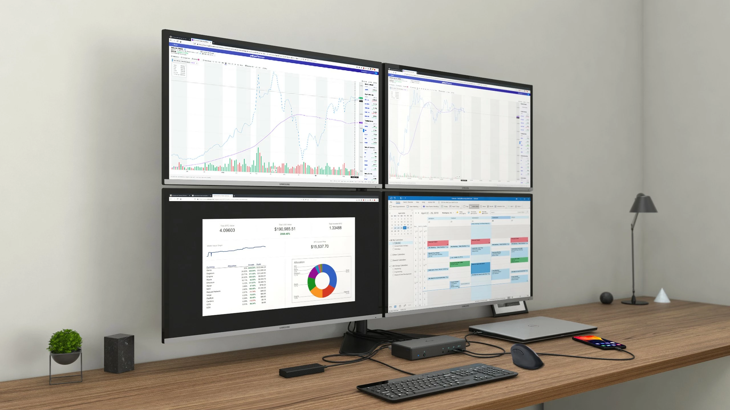 Docking station I-Tec USB-C Quattro Display, 85W, 4 porta monitori, LAN, i zi