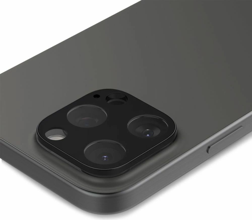 Mbrojtës lentesh kamere Spigen Optik.TR (xham i temperuar 9H) për iPhone 14 Pro/14 Pro Max/15 Pro/15 Pro Max/16 Pro/16 Pro Max, zi, 2 copë
