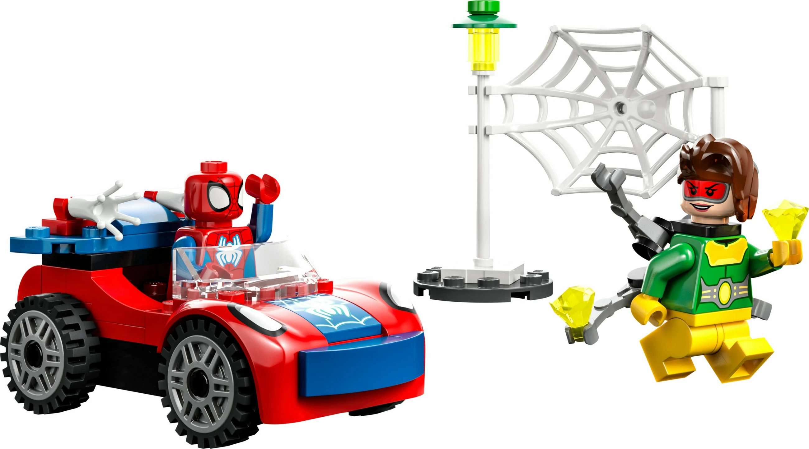 Set ndërtimi LEGO Marvel Spider-Man's Car dhe Doc Ock, 48 pjesë, shumëngjyrësh