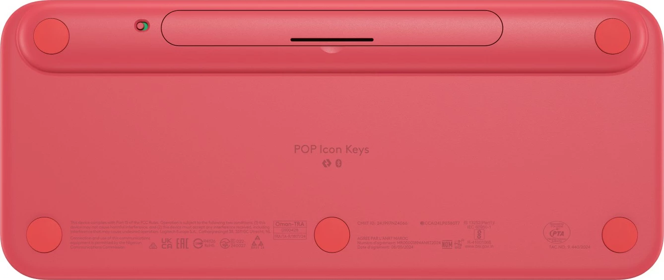 Tastierë Logitech POP ICON KEYS, Bluetooth, Mini, Rose