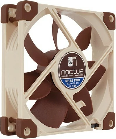 Ventilator kase NOCTUA NF-A9 PWM, 9.2cm, 2000 RPM, bezhë/kafe