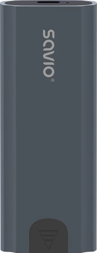 Kutia e jashtme për SSD Savio, me USB-C 3.1, gri