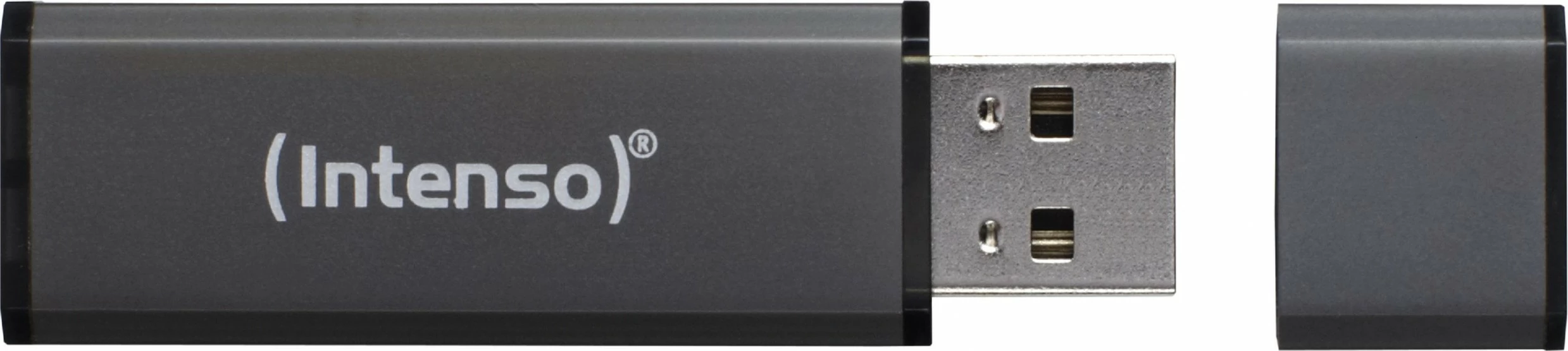 USB flash Intenso 128GB, USB 2.0, alumini, anthracite
