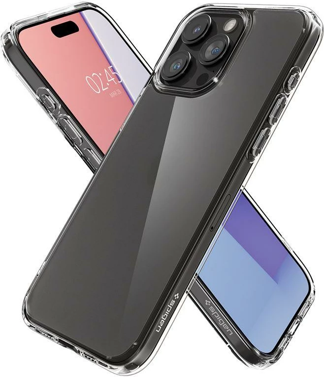 Mbështjellës Spigen Ultra Hybrid për iPhone 15 Pro Max, frost clear