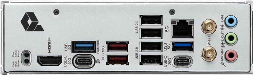 Pllakë amë MSI PRO X870E-P WIFI, AM5, ATX, DDR5, Wi‑Fi 7, PCIe 5.0, e zezë/argjendtë, me antenë WiFi + 2x kabllo SATA