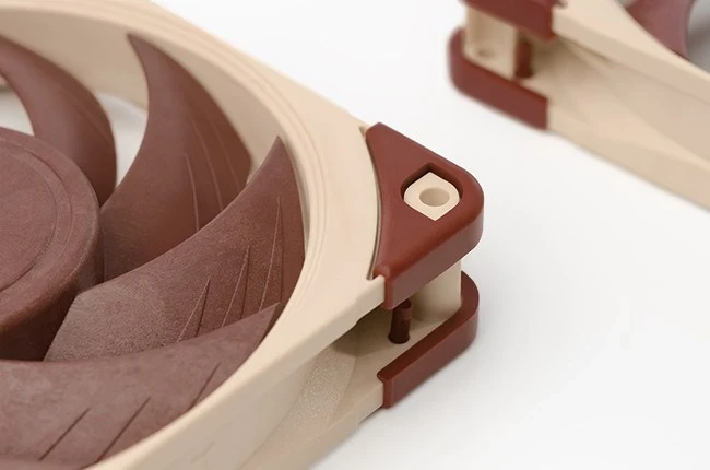 Ftohës Noctua NF A12 x 25 ULN, 12 cm, kaftë / kuq