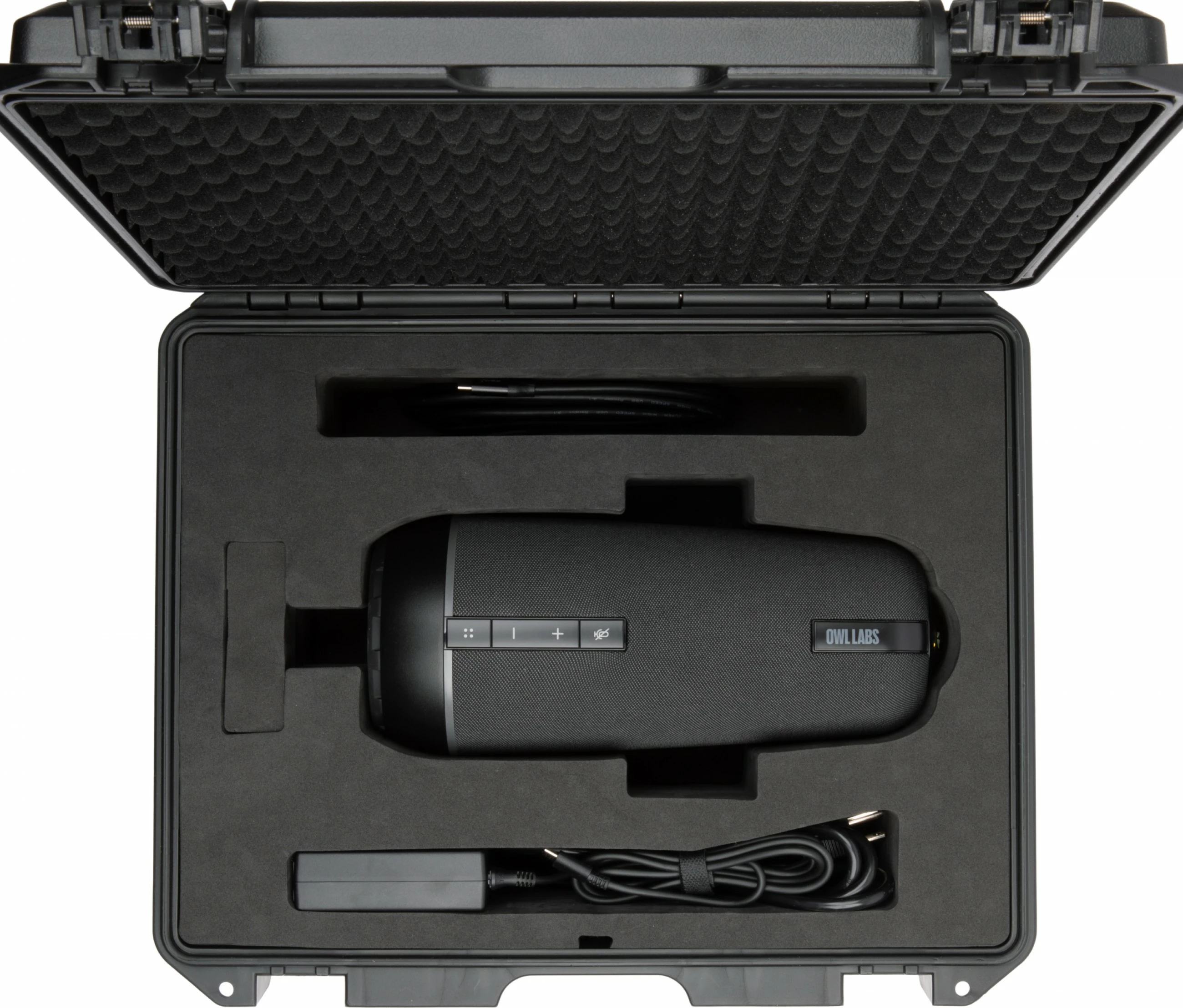 Kasë e fortë Owl Labs për Meeting Owl, rezistente ndaj ujit dhe goditjeve, e zezë